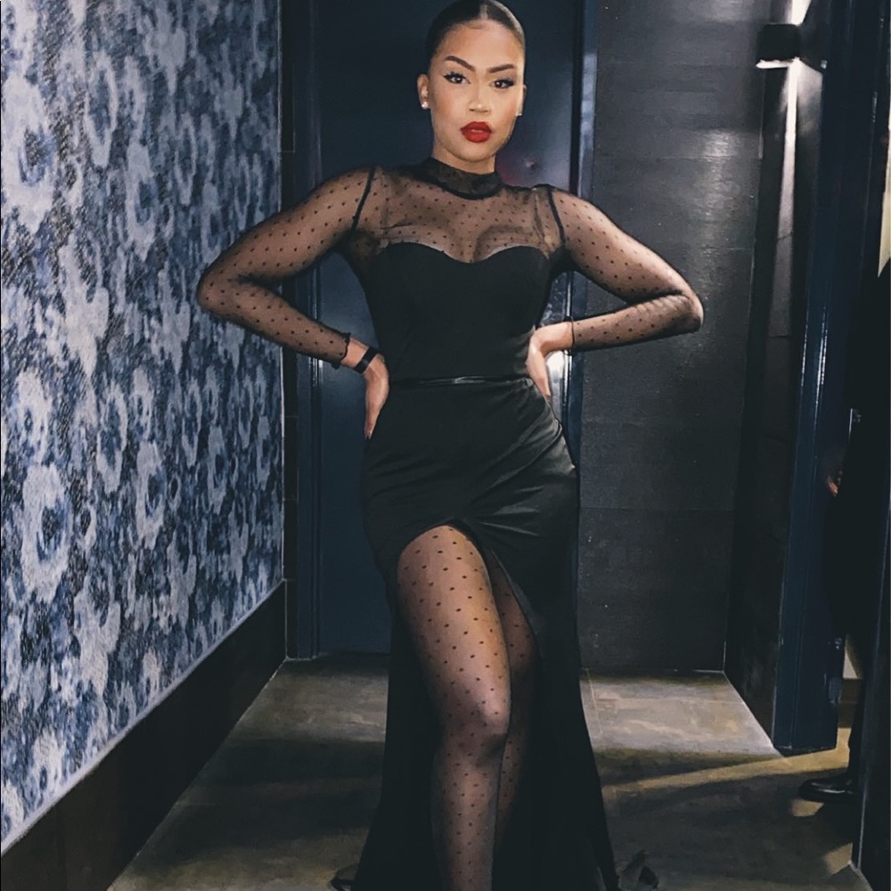 Black gown